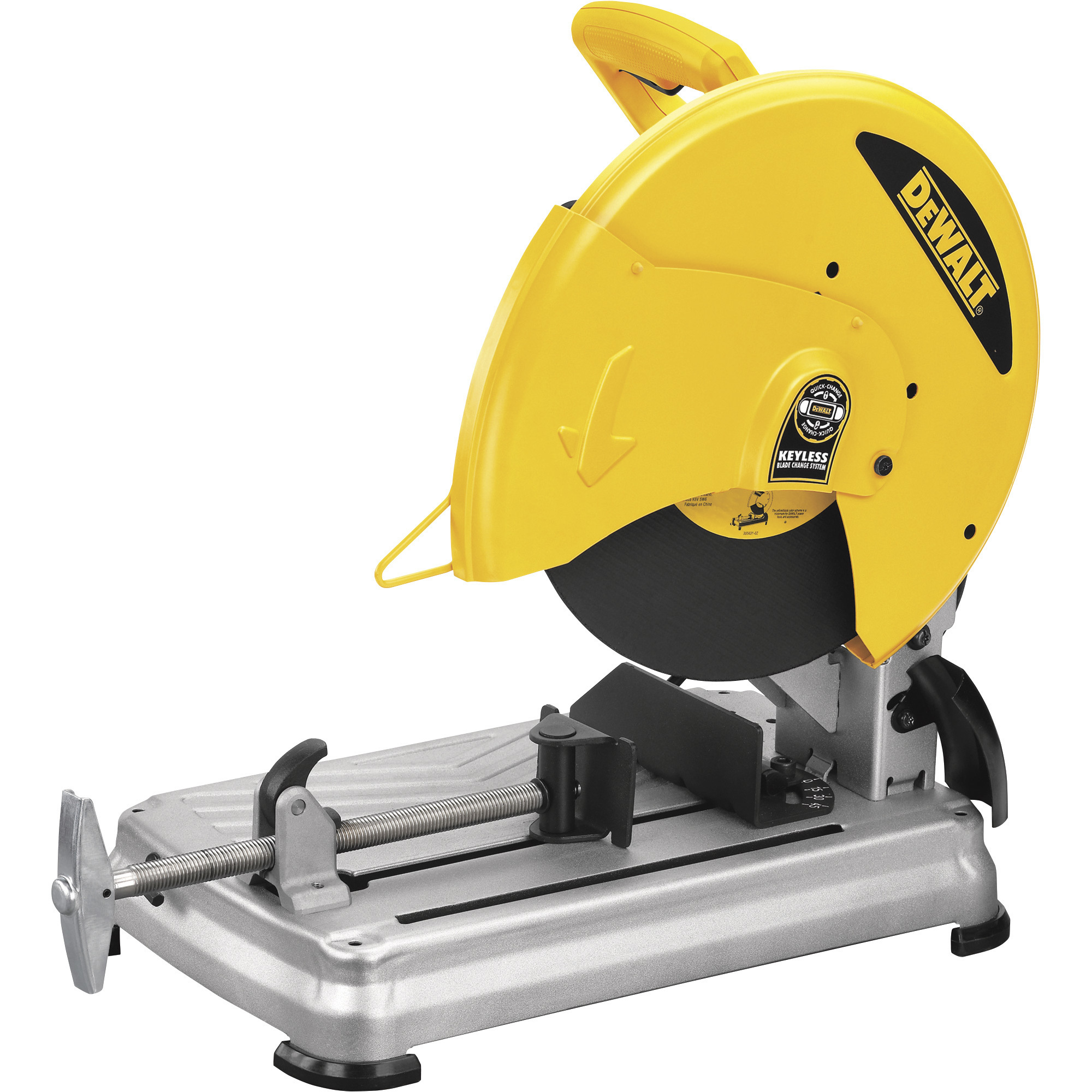 DEWALT Chop Saw with Keyless Blade Change System, 14in., 15 Amp, Model# D28715